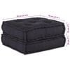 vidaXL Modular Sofa Unit Anthracite 70x70x36 Fabric