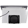 vidaXL Range Hood Tempered Glass White 600 mm