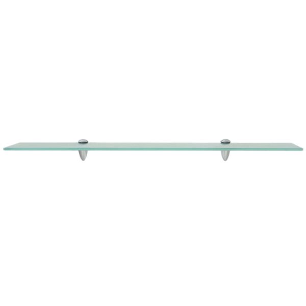 vidaXL Floating Shelves 2 pcs Glass 80x10 cm 8 mm