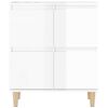 vidaXL Sideboards 3 pcs High Gloss White 60x35x70 cm Engineered Wood