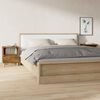 vidaXL Bedside Cabinets 2 pcs Smoked Oak 40x35x50 cm