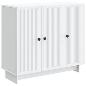 vidaXL Sideboard White 89 x 34.5 x 80 cm Engineered Wood