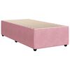 vidaXL Bed Frame without Mattress Pink 90x190 cm Single Velvet