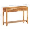 vidaXL Sideboard 110x30x75 cm Solid Acacia Wood
