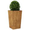 vidaXL Garden Planter 45x45x75 cm Weathering Steel