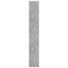 vidaXL Book Cabinet/Room Divider Concrete Grey 80x30x198 cm Engineered Wood
