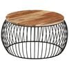 vidaXL Coffee Table | Varies | Solid Acacia wood, Iron | Medium | Durable