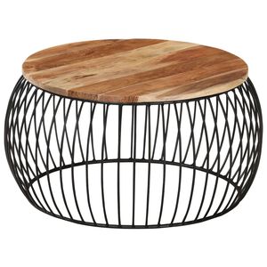 vidaXL Coffee Table | Varies | Solid Acacia wood, Iron | Medium | Durable