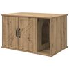 vidaXL Cat House Artisian Oak 85 x 55 x 50 cm Engineered Wood