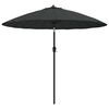 vidaXL Garden Parasol with Aluminium Pole 250 cm Anthracite