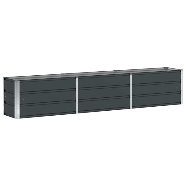 vidaXL Planter Anthracite 240 x 40 x 45 cm Steel