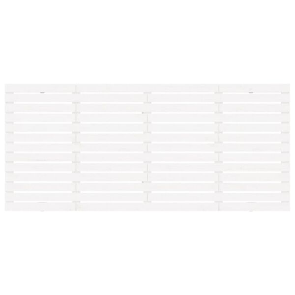 vidaXL Wall Headboard White 186x3x91.5 cm Solid Wood Pine