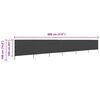 vidaXL 6-panel Wind Screen Fabric 800x160 cm Anthracite
