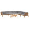 vidaXL 6 Piece Garden Pallet Sofa Set with Cushions Solid Wood Acacia