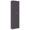 vidaXL Hallway Wardrobe Grey 55x25x189 cm Engineered Wood