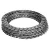 vidaXL Razor Wire Helical Wire Roll Galvanized Steel 100 m