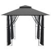 vidaXL Gazebo with Sidewalls Anthracite 300x300x270 cm Steel