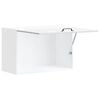 vidaXL Kitchen Wall Cabinet Lucca White Engineered Wood