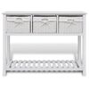 vidaXL Storage Sideboard White