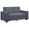 vidaXL 3 Piece Sofa Set with Cushions Dark Grey Velvet
