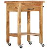 vidaXL Kitchen Trolley 58x58x89 cm Solid Wood Acacia