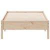 vidaXL Bed Frame without Mattress 90x190 cm Single Solid Wood Pine