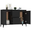 vidaXL Sideboard Black 102x35x70 cm Engineered Wood