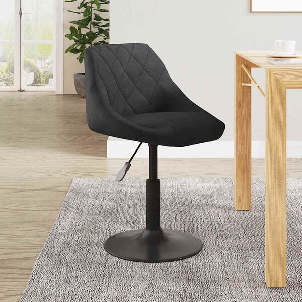 vidaXL Dining Chair Black Velvet