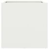 vidaXL Planters 2 pcs White 42x40x39 cm Steel