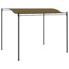 vidaXL Sunshade Awning 3x2.4 m Taupe 180 g/m&sup2;