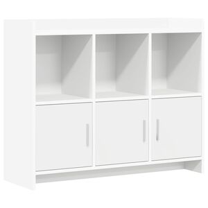 vidaXL Sideboard White 98.5 x 33 x 80 cm Engineered Wood