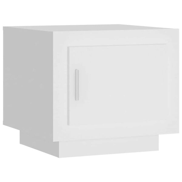 vidaXL Coffee Table White 51x50x45 cm Engineered Wood