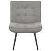 vidaXL Relaxing Chair Light Grey 64x74x84 cm Velvet