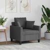 vidaXL Sofa Chair Dark Grey 60 cm Fabric