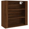 vidaXL Highboard Brown Oak Engineered Wood