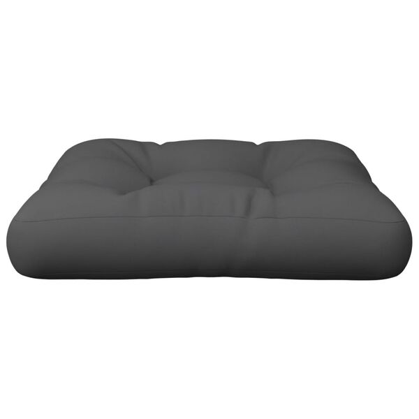 vidaXL Pallet Cushion Anthracite 60x60x12 cm Fabric