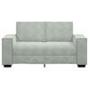vidaXL 2-Seater Sofa Light Grey 160x78x84 cm Velvet