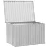 vidaXL Garden Storage Box Grey 149x99x93 cm