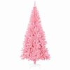 vidaXL Christmas Tree with 300 LEDs with Stand Pink 180 cm PVC