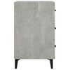 vidaXL Bedside Cabinet Concrete Grey 40x40x66 cm Engineered Wood