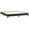 vidaXL Bed Frame without Mattress Black 152x203 cm Queen Velvet