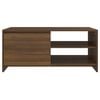 vidaXL Coffee Table Brown Oak 102x50x45 cm Engineered Wood