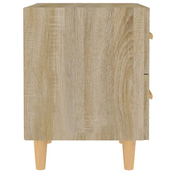 vidaXL Bed Cabinet Sonoma Oak 40x35x47.5 cm
