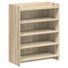 vidaXL Shoe Cabinet Sonoma Oak 73.5 x 36 x 92 cm Engineered Wood