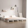 vidaXL Pallet Bed without Mattress White 140x200 cm Solid Wood