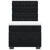 vidaXL Box Spring Bed with Mattress Black King Single Velvet