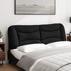vidaXL Headboard Cushion "Hvar" Black 152 cm Queen Fabric