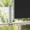 vidaXL Patio Retractable Side Awning 60x300 cm Black