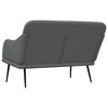 vidaXL Bench Dark Grey 110x76x80 cm Fabric