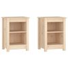 vidaXL Bedside Cabinets 2 pcs 40x35x55 cm Solid Wood Pine
